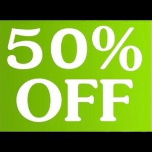 50% off everything